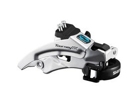 Shimano Tourney / TY FD-TX800 Tourney TX front derailleur, top swing, dual pull, for 42/48T, 66-69
