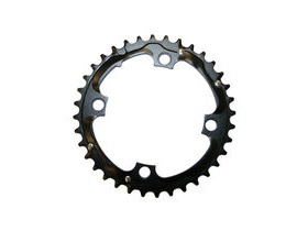 Truvativ Chainring MTB 36t 4 Bolt 104mm Bcd Alu Blast Black 2x10 (36-24 Specialized) S1 10spd 36t